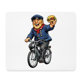 Ostfriese Hamburger - Mousepad (Querformat) - Weiß - Vorne