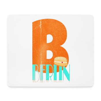 Retro Design B Berlin - Mousepad (Querformat) - Weiß - Vorne