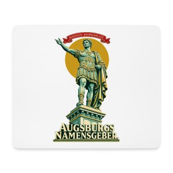 Augustus Augsburgs Namensgeber - Mousepad (Querformat) - Weiß - Vorne
