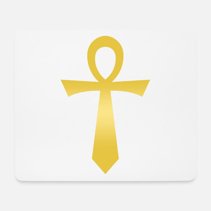 Ankh Zeichen - Ägypten - Ankh Symbol - Mousepad (Querformat) - Weiß