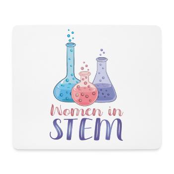 Women In Stem - Female Scientists - Mouse Pad (horizontal) - white - Front