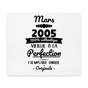 20th Anniversary - March 2005 Original - Mouse Pad (horizontal) - white - Front