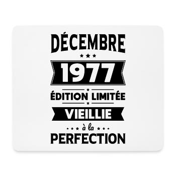 Anniversaire 45 ans - Décembre 1977 Perfection - Tapis de souris (format paysage) - blanc - Devant