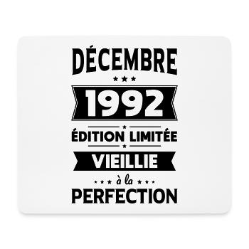Anniversaire 30 ans - Décembre 1992 Perfection - Tapis de souris (format paysage) - blanc - Devant