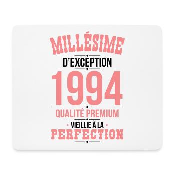 Anniversaire 30 ans - Millésime d'Exception 1994 - Tapis de souris (format paysage) - blanc - Devant