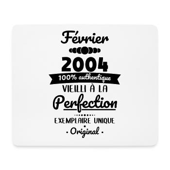 Anniversaire 20 ans - Février 2004 Original - Tapis de souris (format paysage) - blanc - Devant