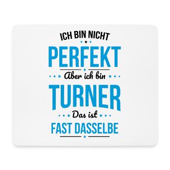 I'm not perfect, but I'm a gymnast - Mouse Pad (horizontal) - white - Front