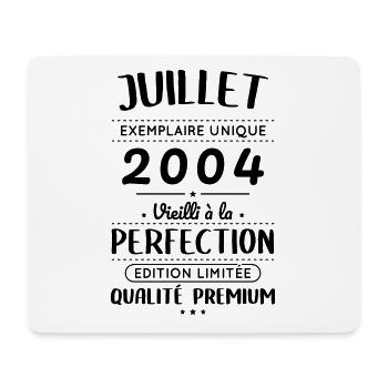 20th Anniversary - July 2004 Perfection - Mouse Pad (horizontal) - white - Front