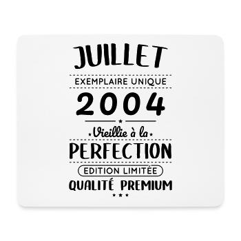 20th Anniversary - July 2004 Perfection - Mouse Pad (horizontal) - white - Front