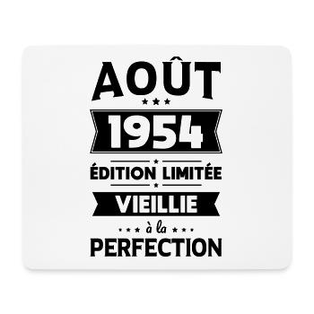 70th Anniversary - August 1954 Perfection - Mouse Pad (horizontal) - white - Front