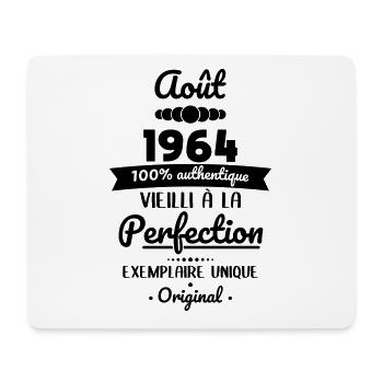 60th Anniversary - August 1964 Original - Mouse Pad (horizontal) - white - Front