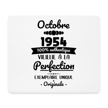 70 Jahre Jubiläum - Oktober 1954 Original - Mousepad (Querformat) - Weiß - Vorne