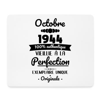 80th Anniversary - October 1944 Original - Mouse Pad (horizontal) - white - Front