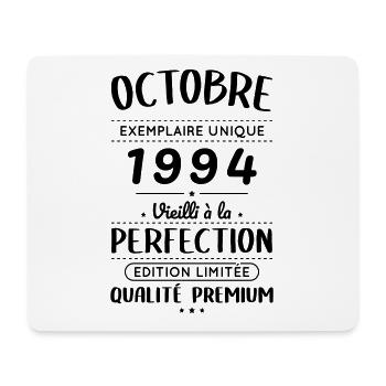 Anniversaire 30 ans - Octobre 1994 Perfection - Tapis de souris (format paysage) - blanc - Devant