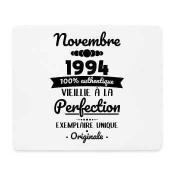 Anniversaire 30 ans - Novembre 1994 Originale - Tapis de souris (format paysage) - blanc - Devant