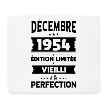 70th Anniversary - December 1954 Perfection - Mouse Pad (horizontal) - white - Front