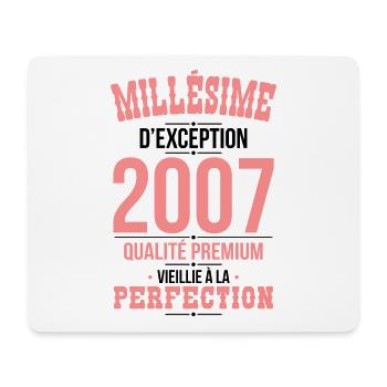 18th Anniversary - Exceptional Vintage 2007 - Mouse Pad (horizontal) - white - Front