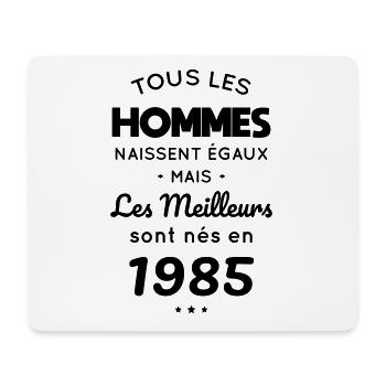 40-jähriges Jubiläum - Best Born in 1985 - Mousepad (Querformat) - Weiß - Vorne