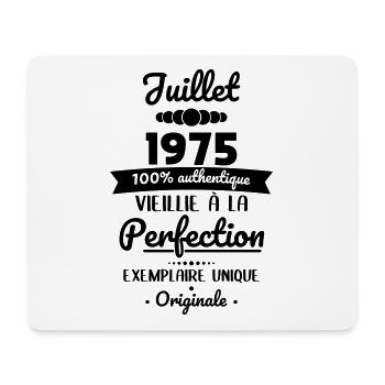 50th Anniversary - July 1975 Original - Mouse Pad (horizontal) - white - Front