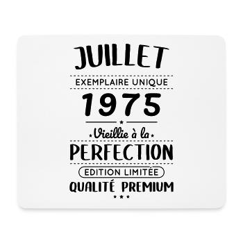50th Anniversary - July 1975 Perfection - Mouse Pad (horizontal) - white - Front