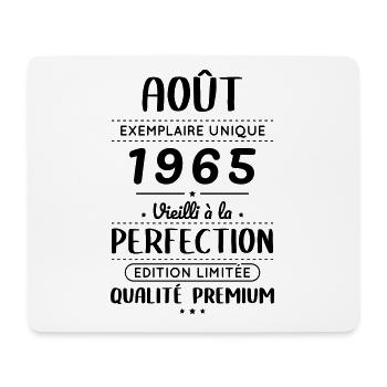 60th Anniversary - August 1965 Perfection - Mouse Pad (horizontal) - white - Front