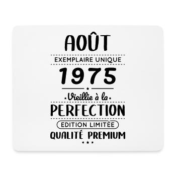 50th Anniversary - August 1975 Perfection - Mouse Pad (horizontal) - white - Front