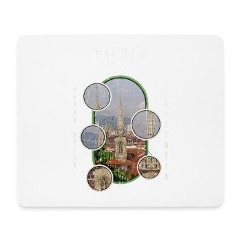Bilbao Spain City Skyline Home Love - Mouse Pad (horizontal) - white - Front