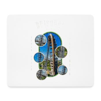 Duisburg Deutschland Stadt Skyline Heimat Liebe - Mousepad (Querformat) - Weiß - Vorne