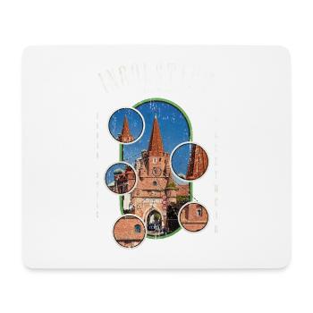 Ingolstadt Deutschland Stadt Skyline Heimat Liebe - Mousepad (Querformat) - Weiß - Vorne