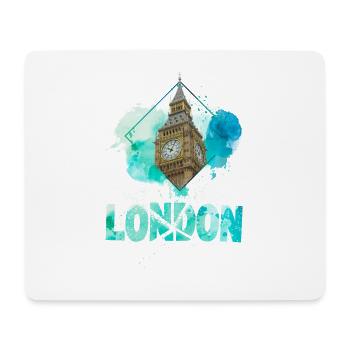 London England UK City Skyline Splash Colorful - Mouse Pad (horizontal) - white - Front