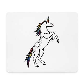 Wild Unicorn - Mouse Pad (horizontal) - white - Front