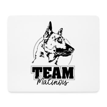 TEAM MALINOIS Wilsigns Dog Sport Dog Gift - Mouse Pad (horizontal) - white - Front