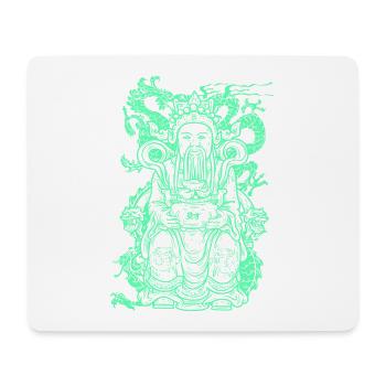 Buddha Figur - Mousepad (Querformat) - Weiß - Vorne