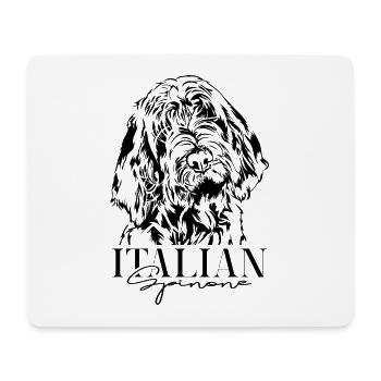 ITALIAN SPINONE Hundeportrait Hund Hunde Wilsigns - Mousepad (Querformat) - Weiß - Vorne