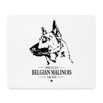 Proud Belgian Malinois Mom Hunde Hund Wilsigns - Mousepad (Querformat) - Weiß - Vorne