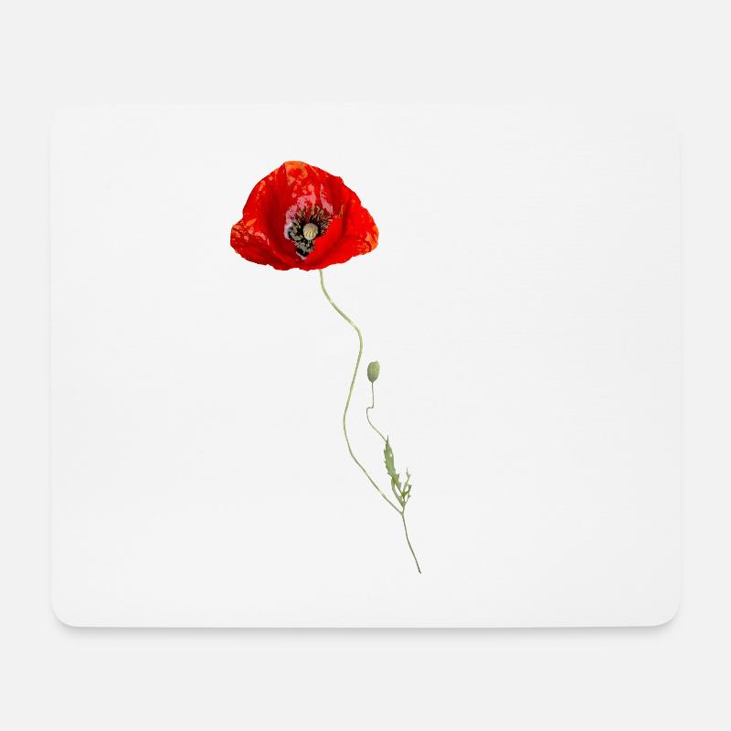 poppy - Mouse Pad (horizontal) - white