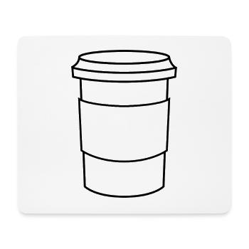 Coffee cup - Mouse Pad (horizontal) - white - Front
