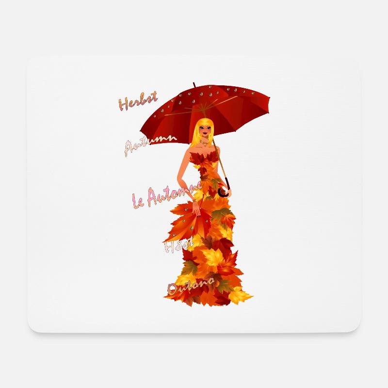 autumn - Mouse Pad (horizontal) - white