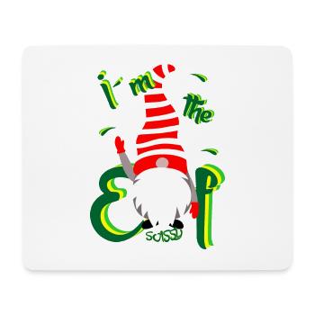 Frecher Wichtel Elf - Mousepad (Querformat) - Weiß - Vorne