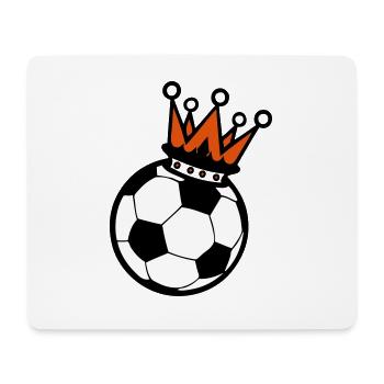 couronne roi football 1 - Tapis de souris (format paysage) - blanc - Devant