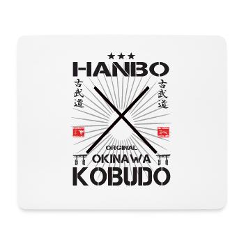 Hanbo die Kunst der Verteidigung im Okinawa Stil - Mousepad (Querformat) - Weiß - Vorne