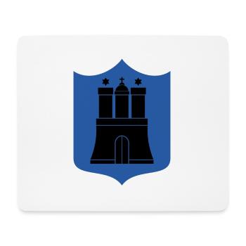 Hambourg - Tapis de souris (format paysage) - blanc - Devant