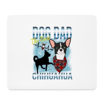 Propriétaire de chihuahua - Le meilleur papa de chien - Tapis de souris (format paysage) - blanc - Devant