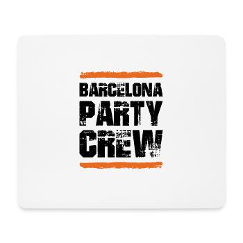 L’équipe de la fête de Barcelone - Tapis de souris (format paysage) - blanc - Devant