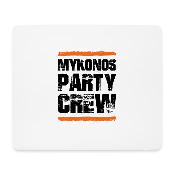 Mykonos Party Crew - Mousepad (Querformat) - Weiß - Vorne