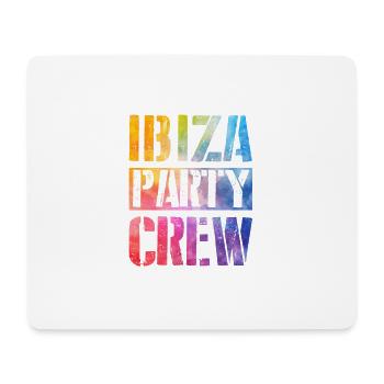 Ibiza Party Crew - Mouse Pad (horizontal) - white - Front