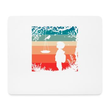 alimentation des oiseaux - Tapis de souris (format paysage) - blanc - Devant