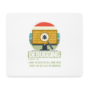 Debuggen - Mousepad (Querformat) - Weiß - Vorne