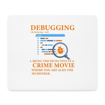 Debuggen - Mousepad (Querformat) - Weiß - Vorne