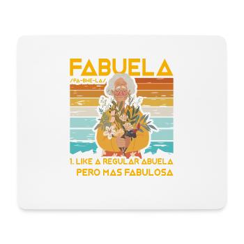 Fabuela - Mouse Pad (horizontal) - white - Front